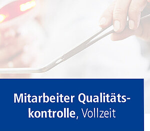 Mitarbeiter Qualitätskontrolle bei August Reuchlen GmbH Mitarbeiter Qualitätskontrolle bei August Reuchlen GmbH