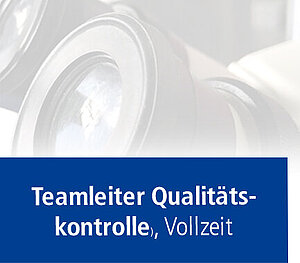 Teamleiter Qualitätskontrolle bei August Reuchlen GmbH Teamleiter Qualitätskontrolle bei August Reuchlen GmbH