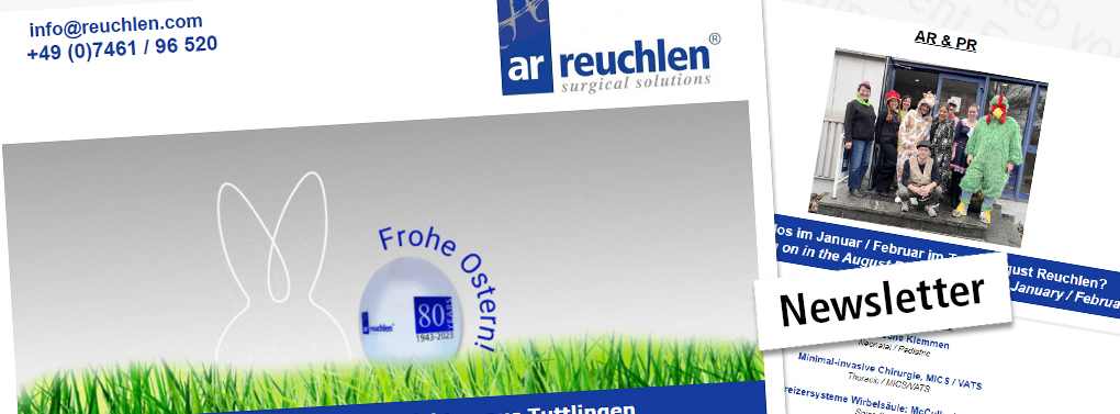 August Reuchlen Newsletter - never miss news again